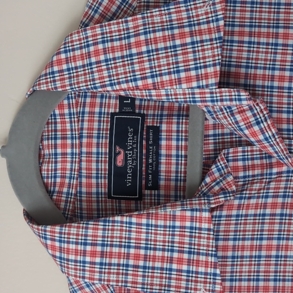 Vineyard Vines Men's Slim Fit Button Down Shirt Size Large